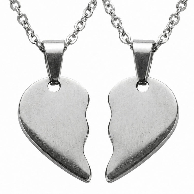 Collana Anime Gemelle – Set Due Cuori Divisibili