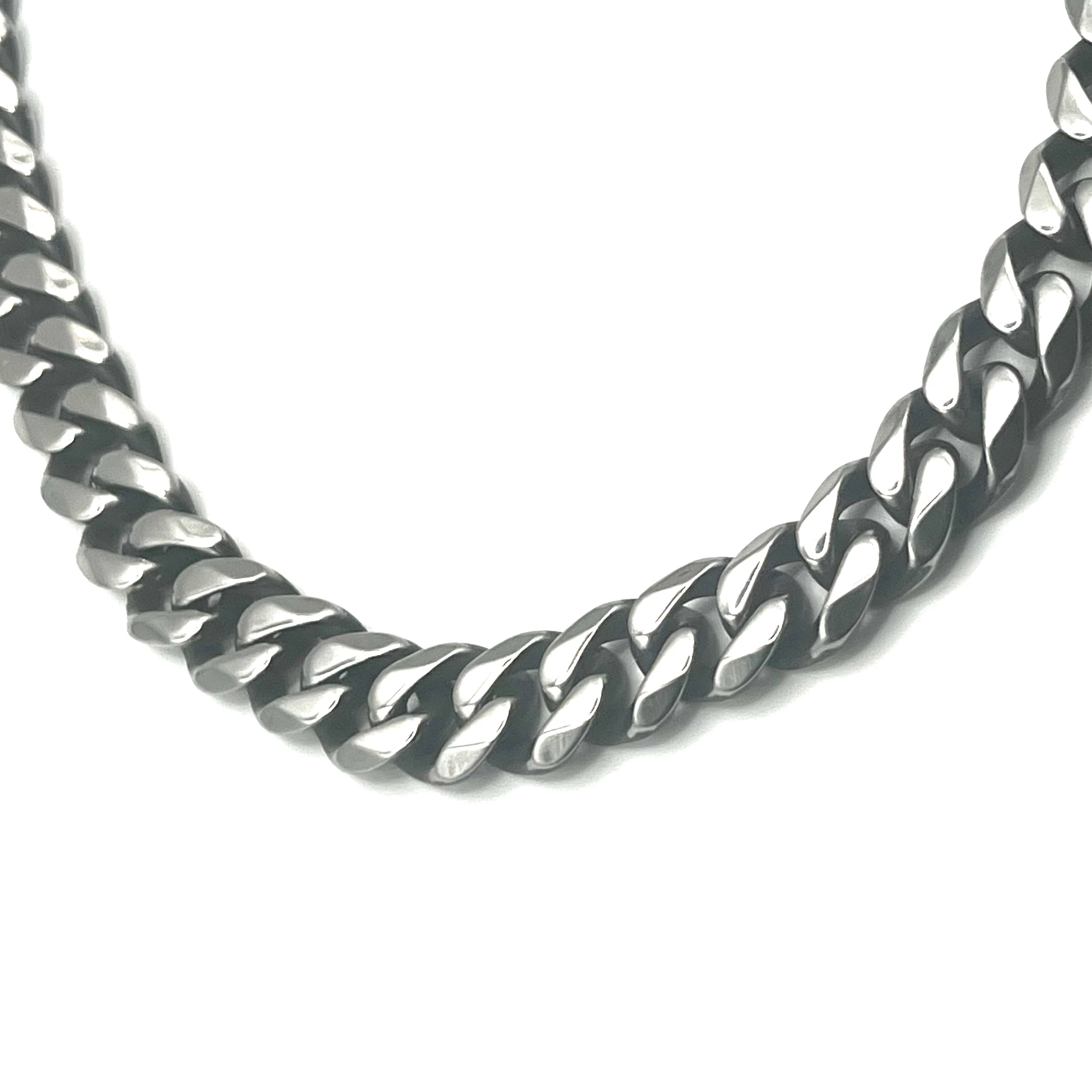 Collana BOLD CURB | Grumetta Ultra-Spessa in Acciaio Inox – Eldra Milano