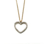 SHINING HEART – Collana Donna con Ciondolo Cuore e Strass – Eldra Milano