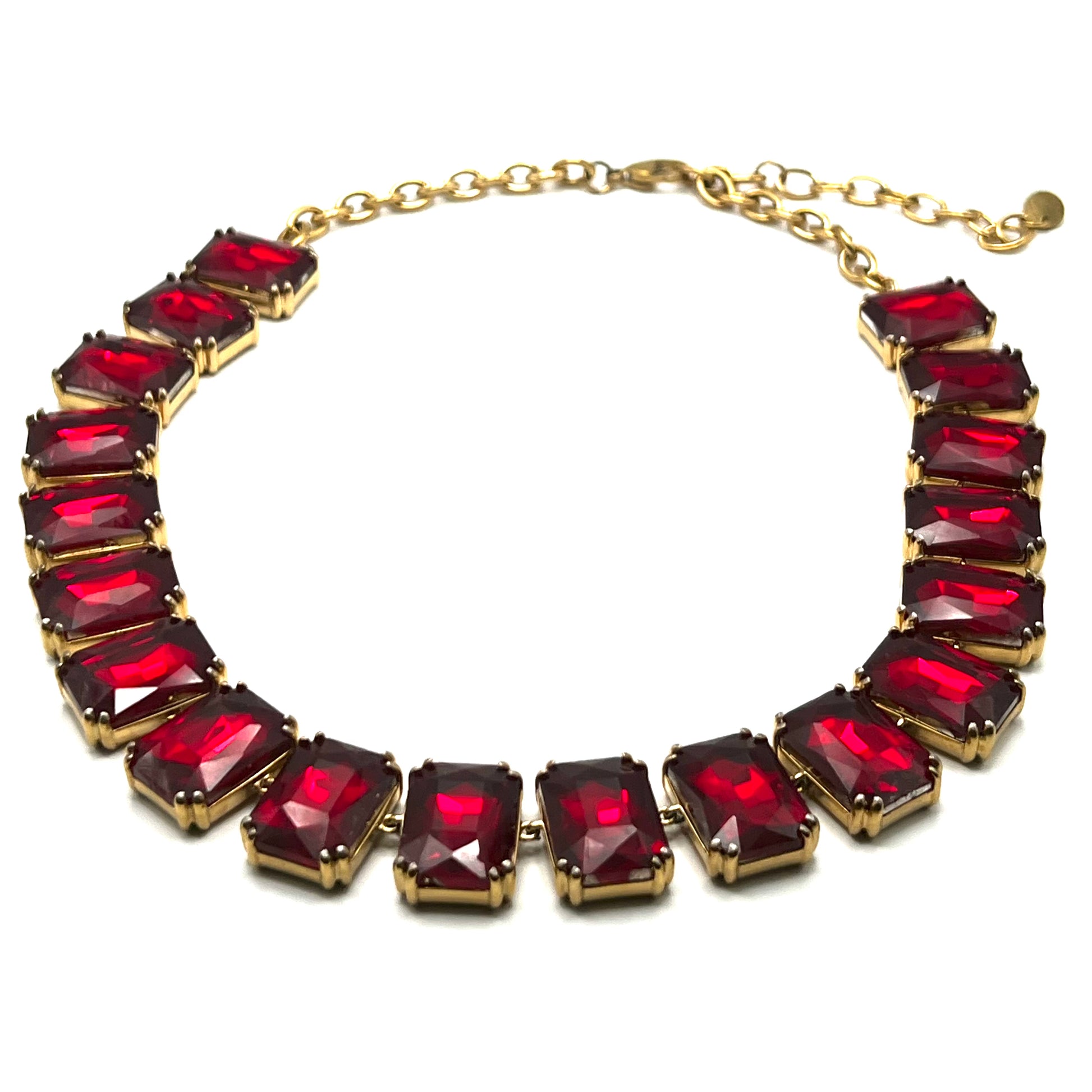 Collana OCEAN GLAM | Girocollo in Acciaio Inox con Maxi Pietre Rettangolari – Eldra Milano