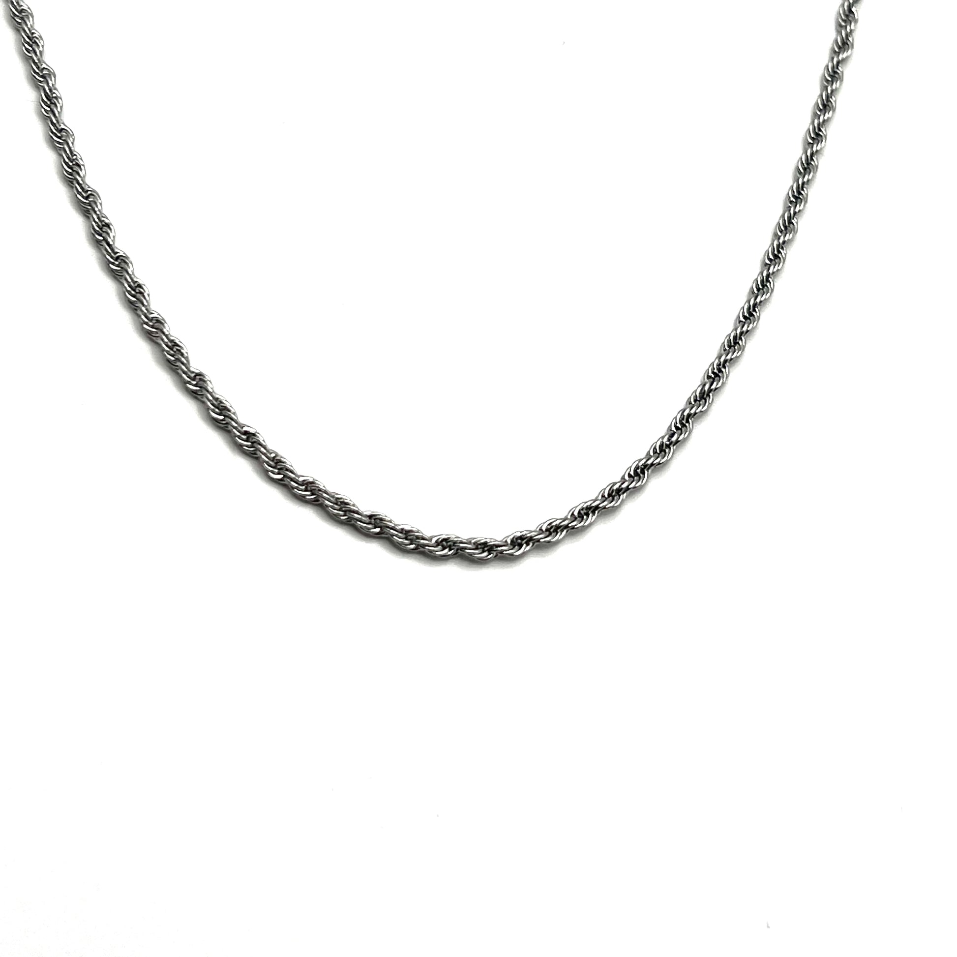 ROPE BOLD LIGHT – Collana Unisex a Corda Sottile 1 mm – Eldra Milano