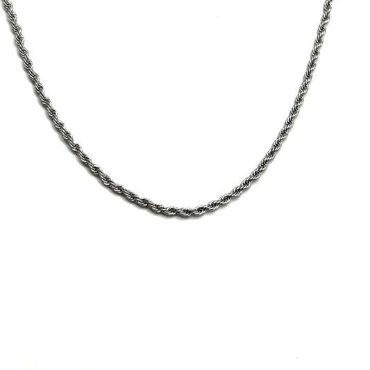ROPE BOLD LIGHT – Collana Unisex a Corda Sottile 1 mm – Eldra Milano