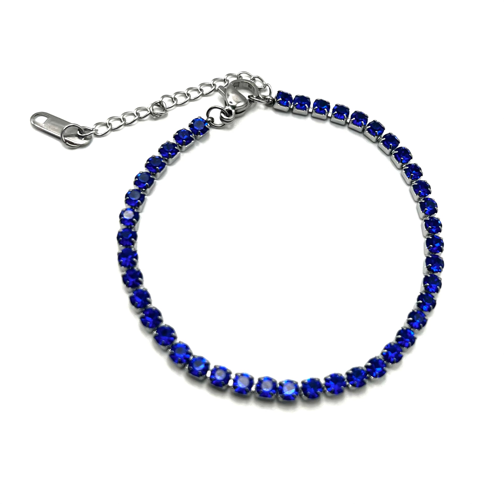 RAINBOW TENNIS – Bracciale Donna con Zirconi Colorati da 3 mm – Eldra Milano