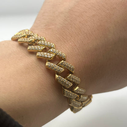 Bracciale ICED CUBAN TENNIS | Eldra Milano