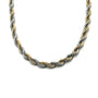 Collana "Rope" Bold Bicolor – Girocollo Intrecciato Oro e Argento in Acciaio Inox | Eldra Milano