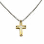 Collana FAITH & LIGHT | Girocollo in Acciaio Inox con Croce Bicolore – Eldra Milano
