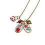 Collana set Charm rosso amore