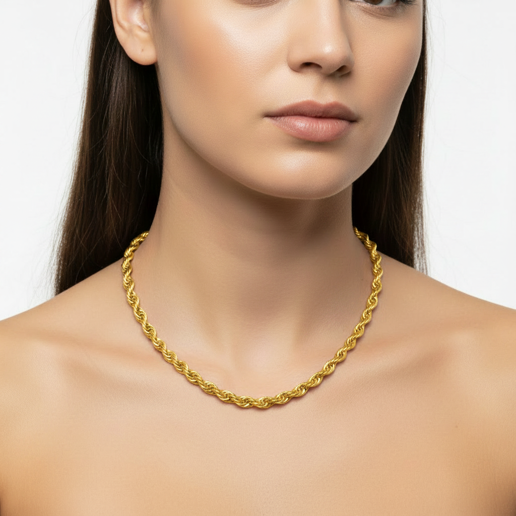 ROPE BOLD SOLID – Collana Unisex a Corda Spessa
