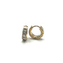 GLAM CIRCLE – Orecchini Unisex a Cerchio con Strass in Acciaio Inossidabile – Eldra Milano