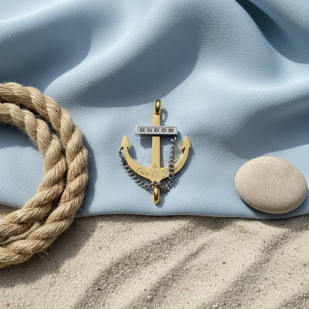 Collana Ancora con catena