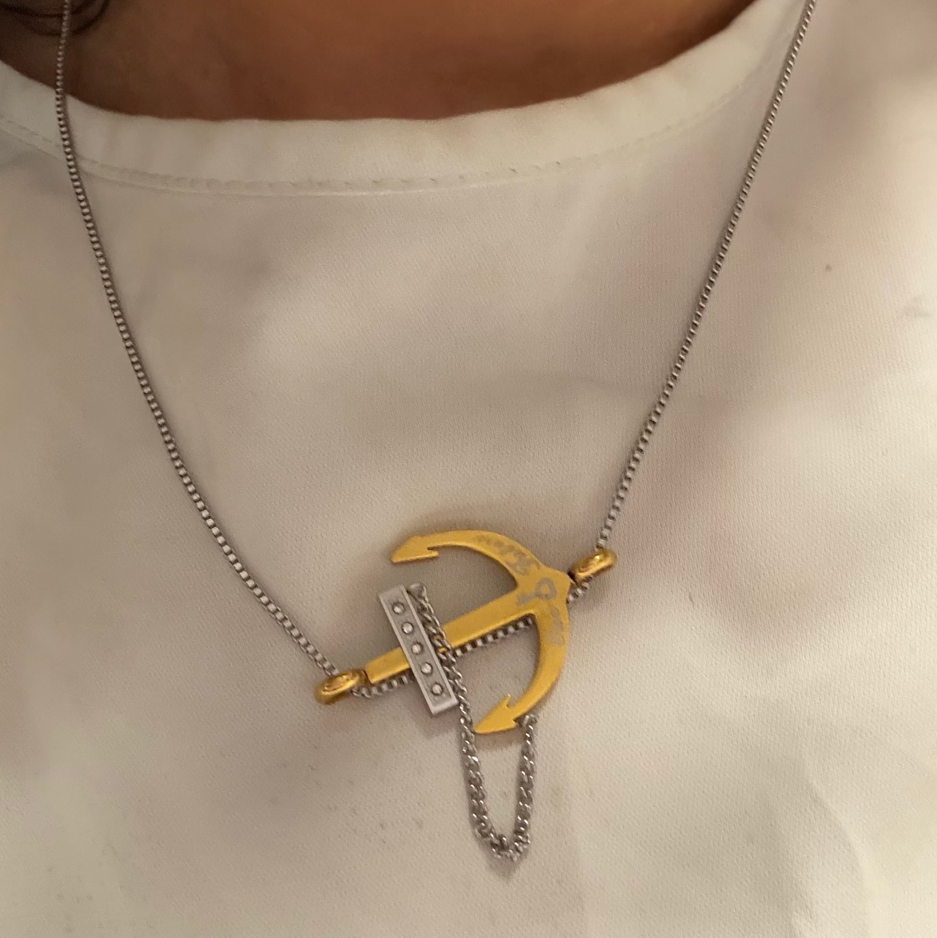 Collana Ancora con catena