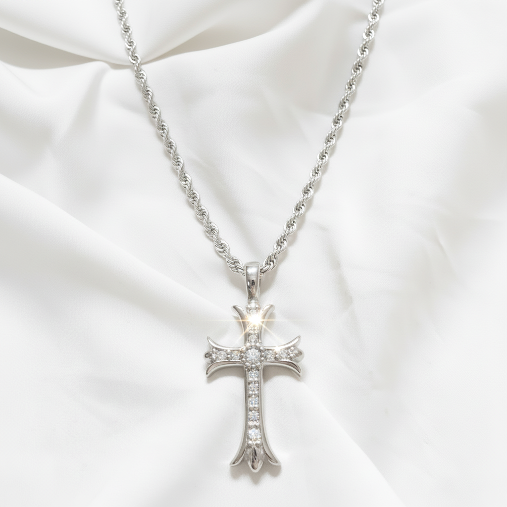 Collana con Croce elegante