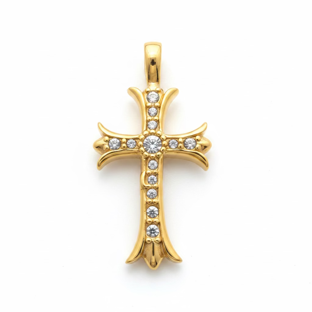 Collana con Croce elegante