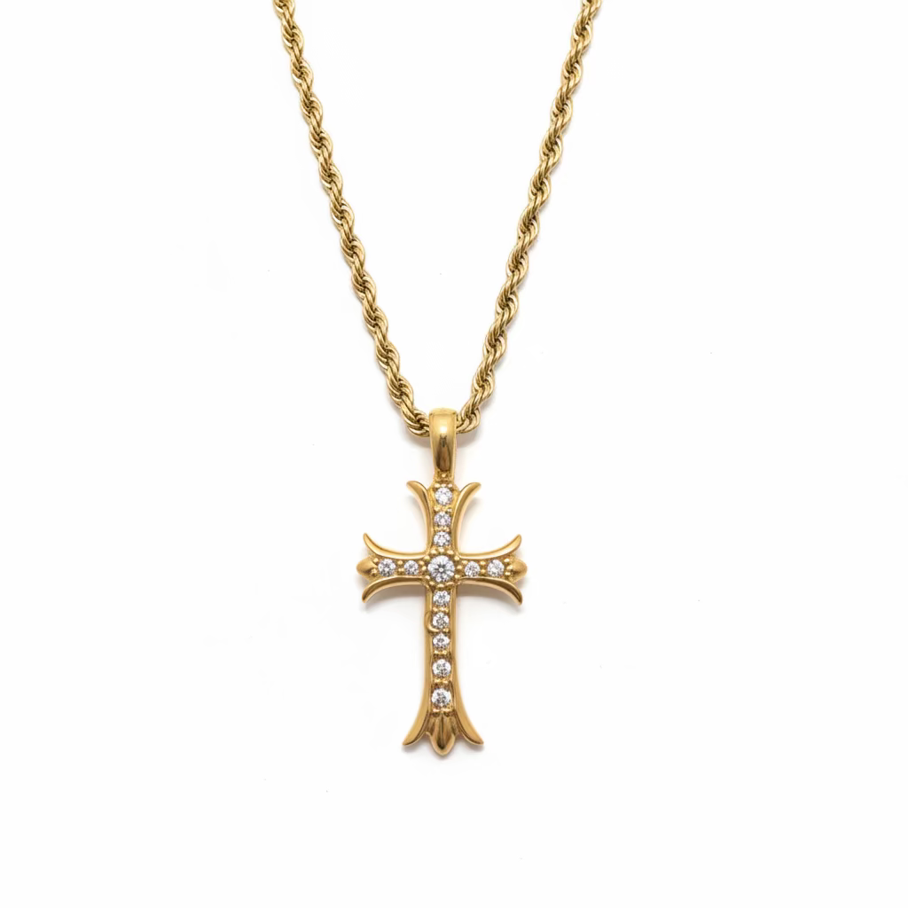 Collana con Croce elegante