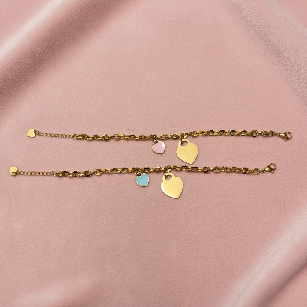 Bracciale cuori inseparabili