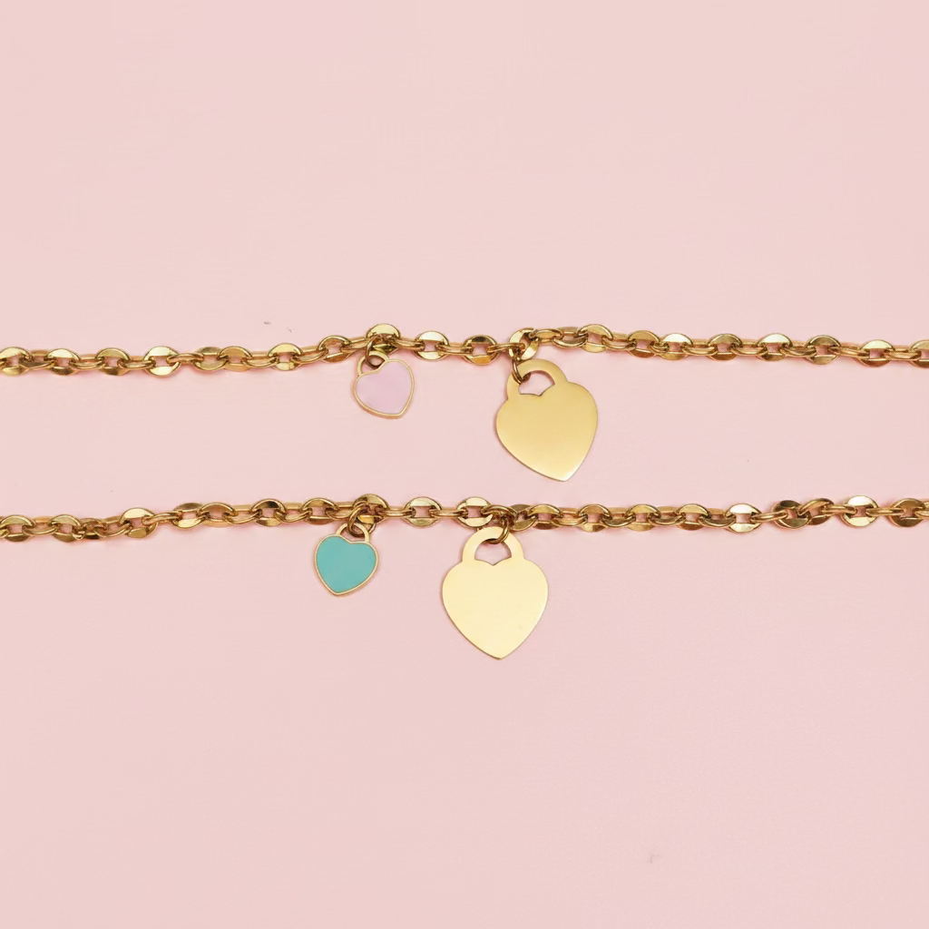 Bracciale cuori inseparabili