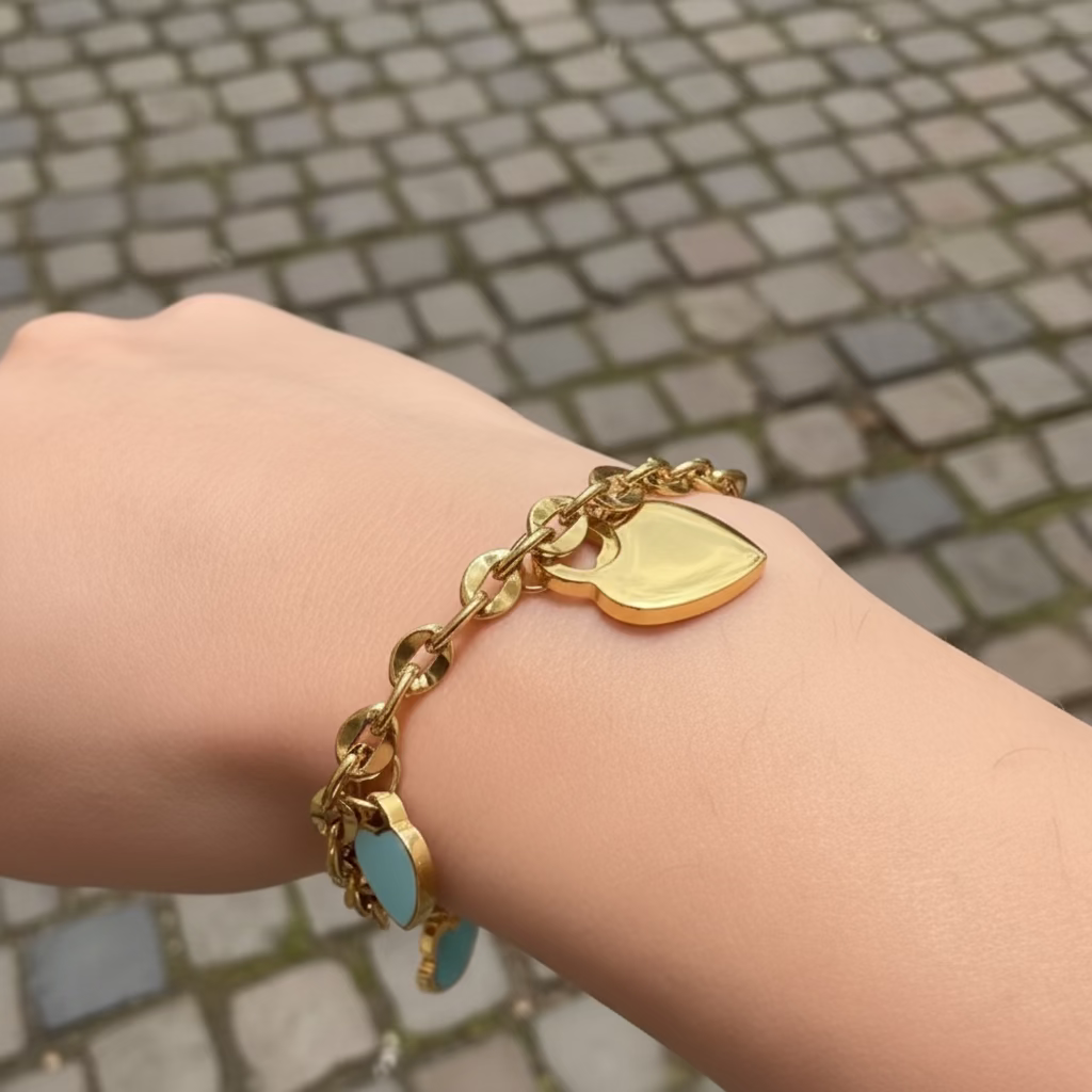 Bracciale cuori inseparabili