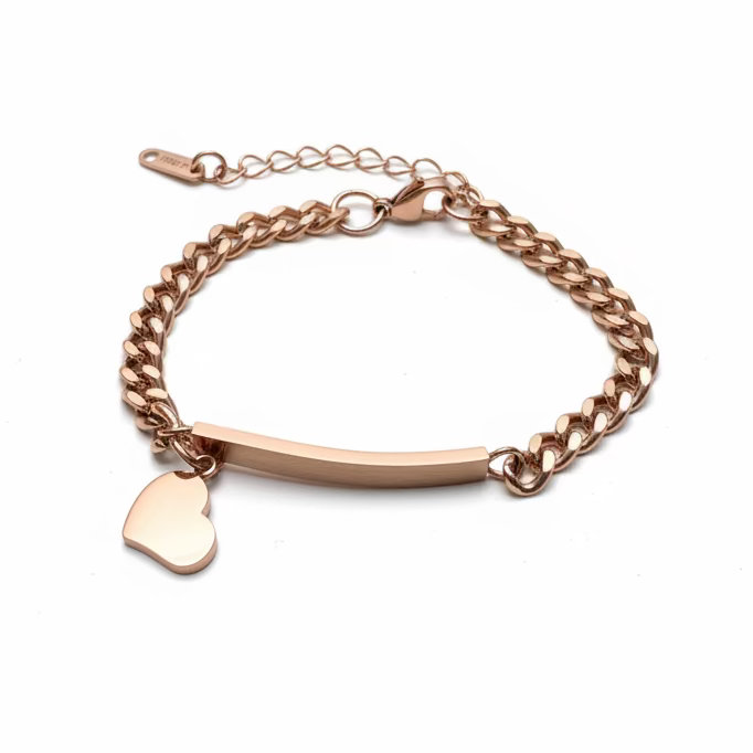Bracciale unico cuore
