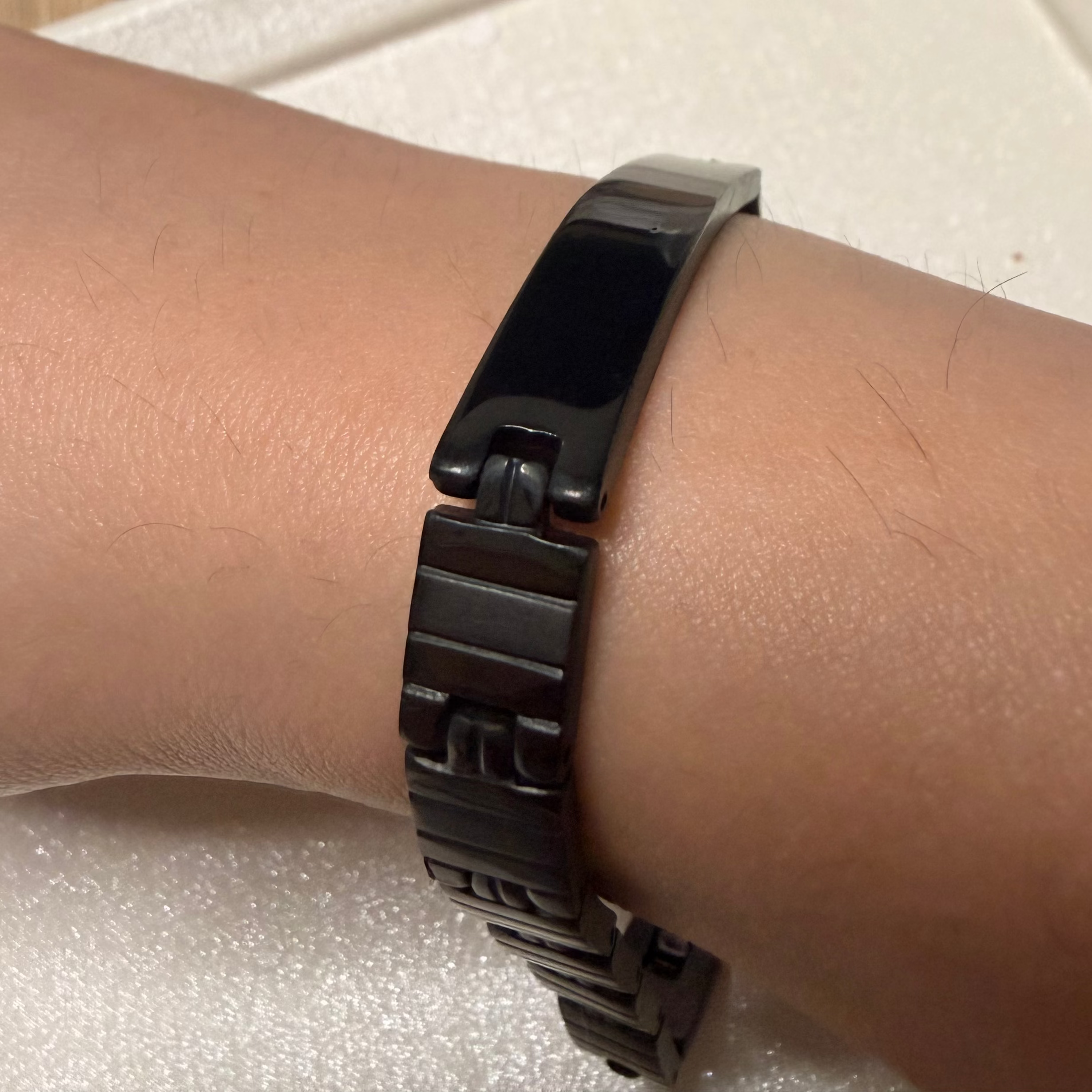 Bracciale personalizzabile nero