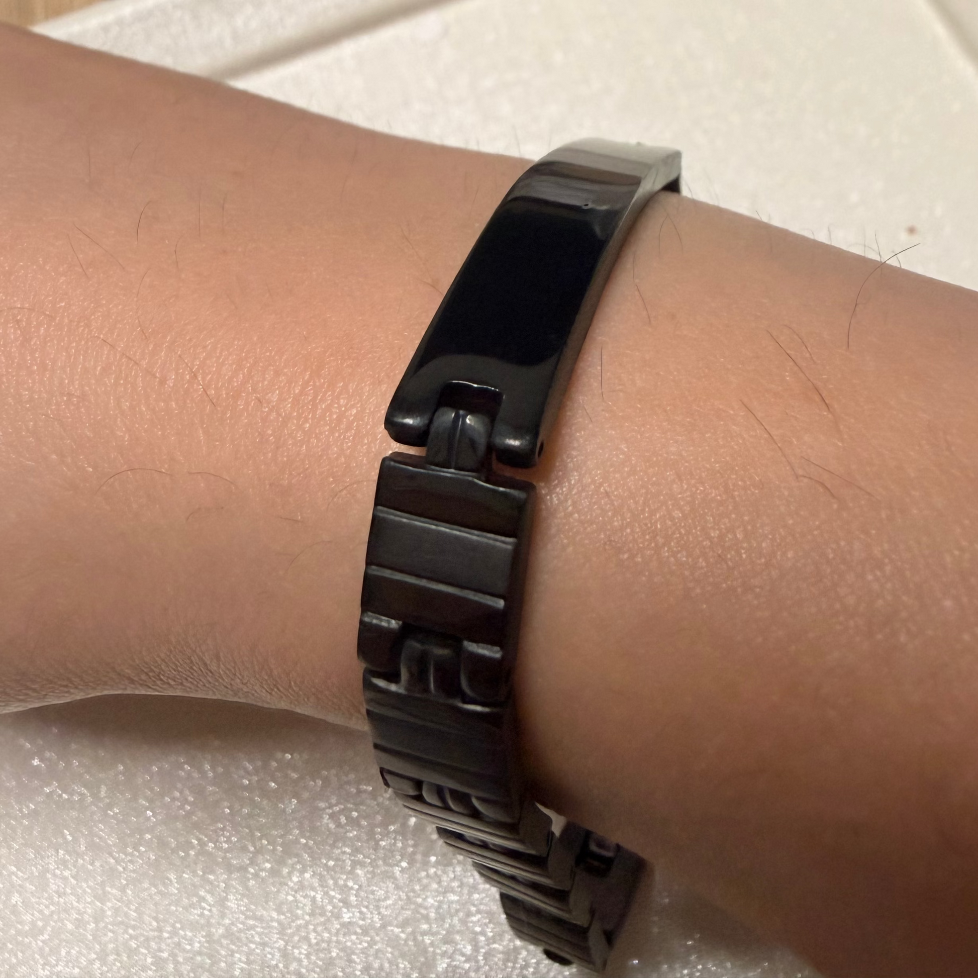 Bracciale personalizzabile nero
