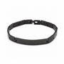 Bracciale personalizzabile nero