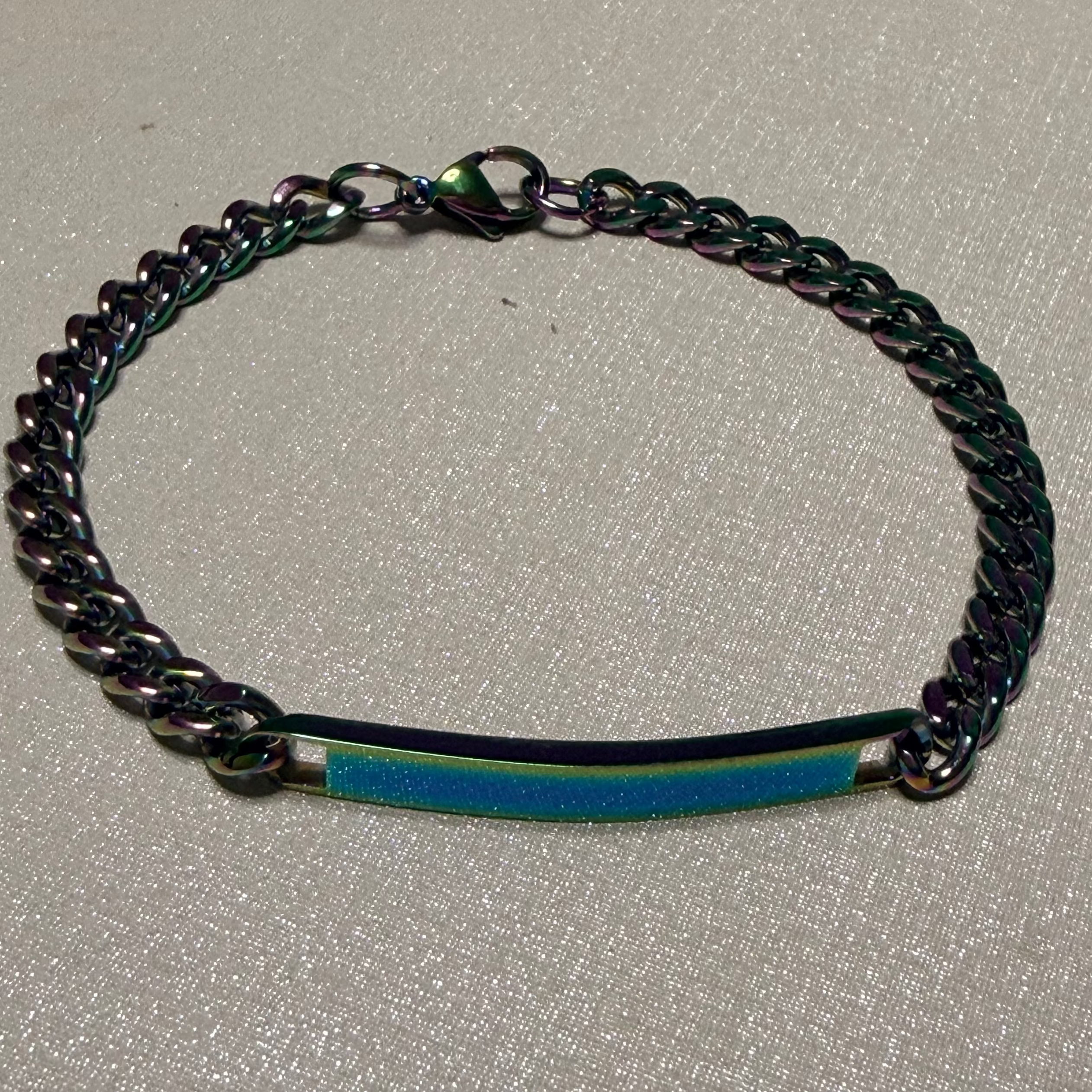Bracciale per incisione Arcobaleno