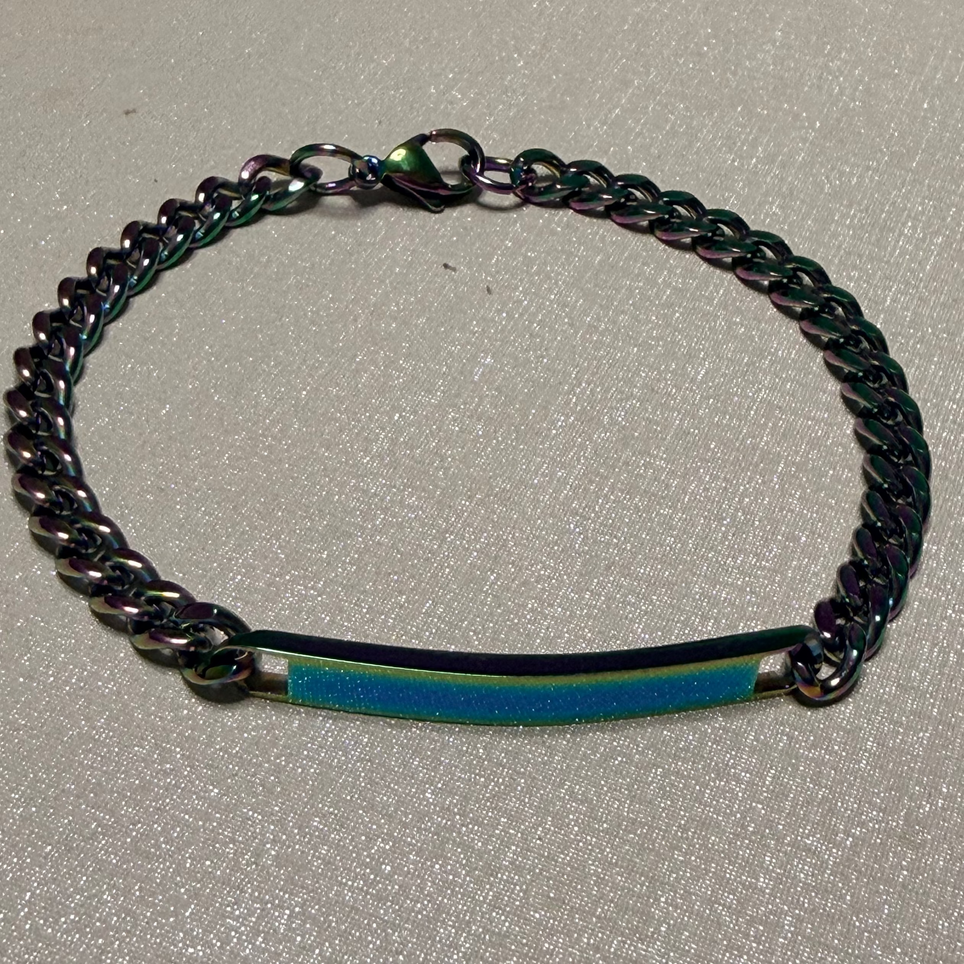 Bracciale per incisione Arcobaleno