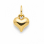 Charm Cuore pieno d’oro