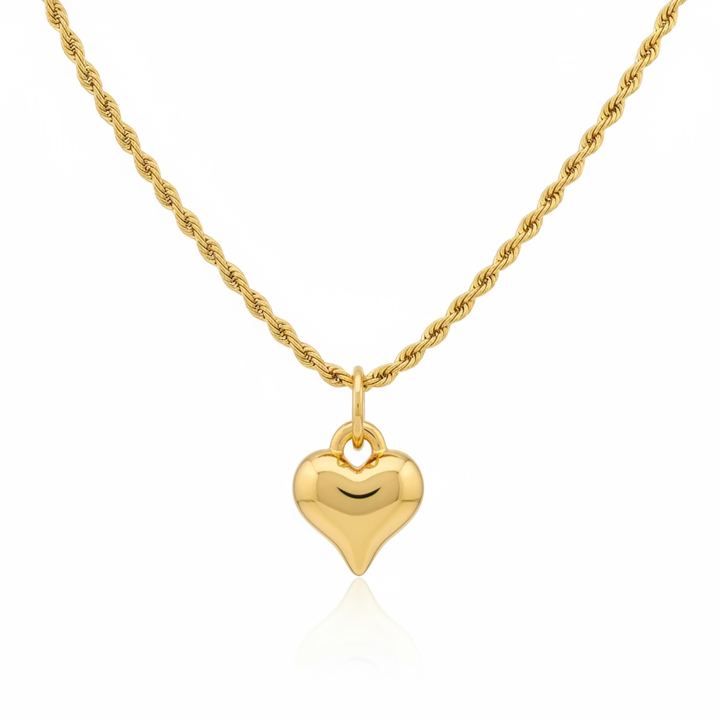 Charm Cuore pieno d’oro