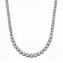 Collana INFINITY GLOW | Tennis Graduato in Acciaio Inox e Zirconi Brillanti – Eldra Milano