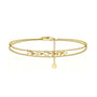Bracciale con zirconi Geometrico elegante