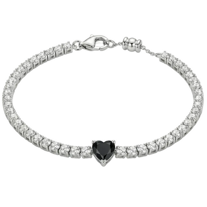 Bracciale Tennis Heart Gem | chiusura con cursore