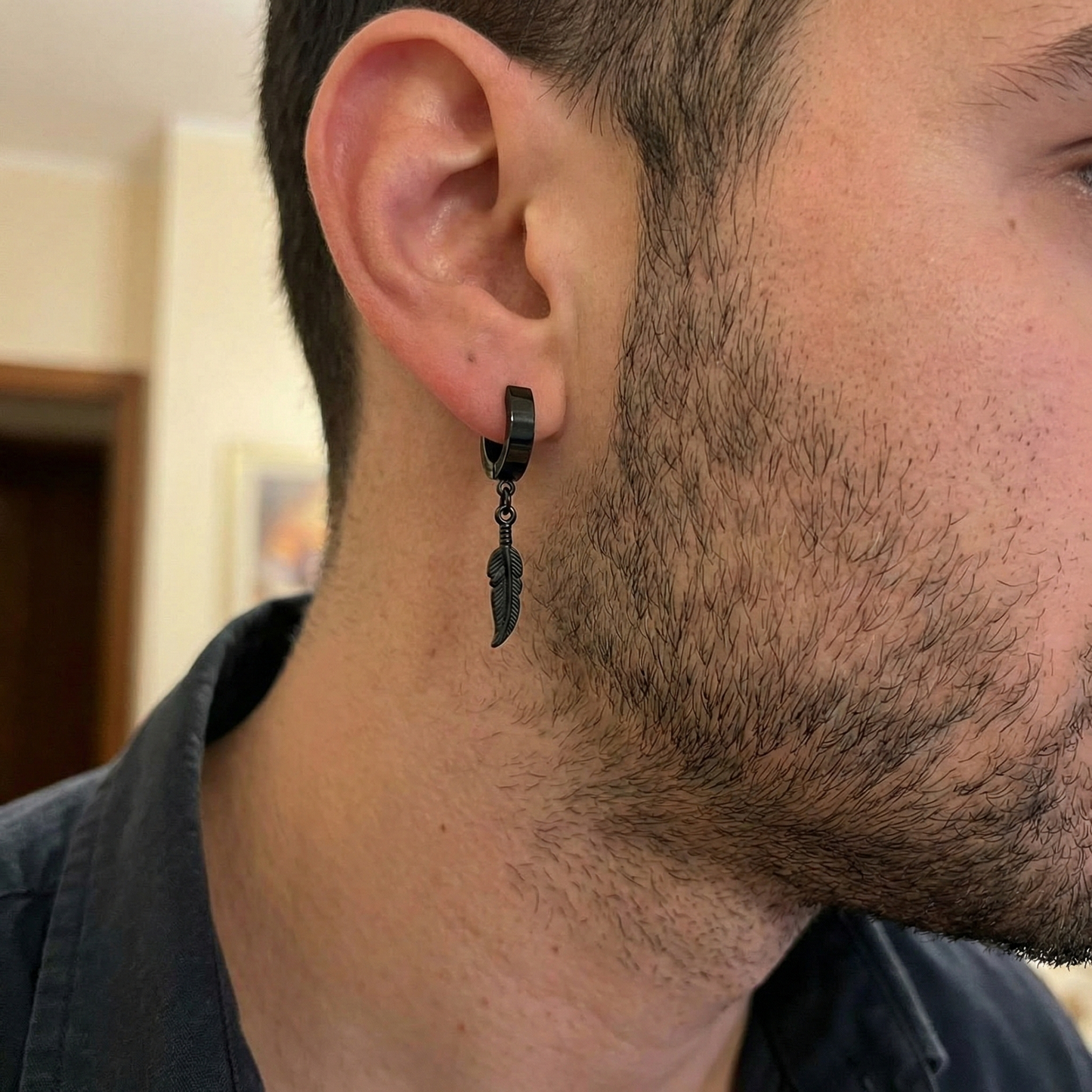 Orecchini Piuma Steal