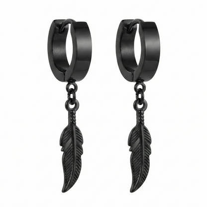 Orecchini Piuma Steal