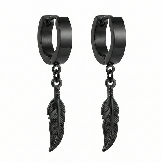 Orecchini Piuma Steal