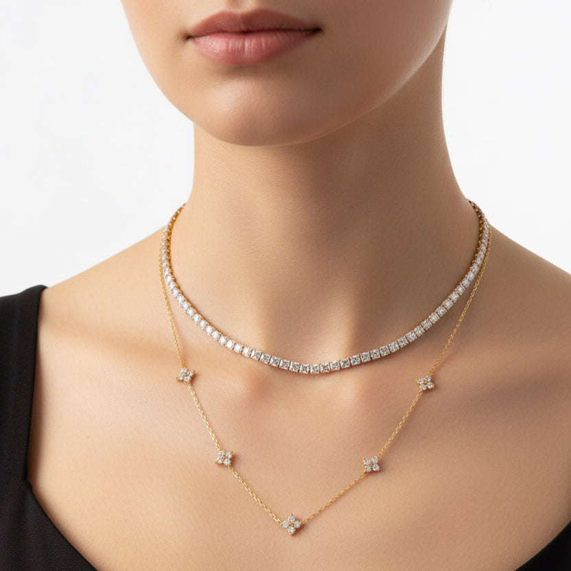 Collana Flora Sparkle