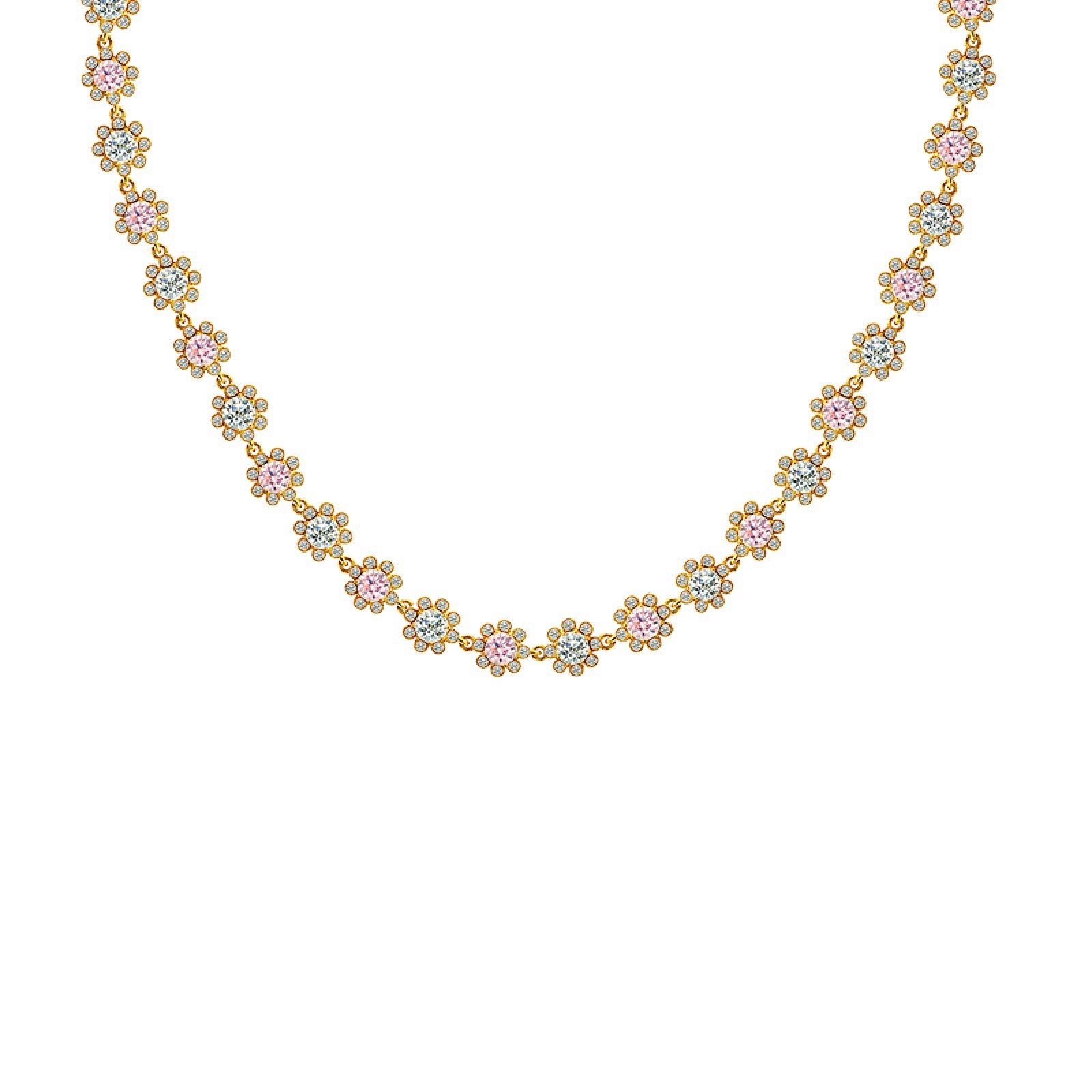 Collana girocollo choker regina floreale