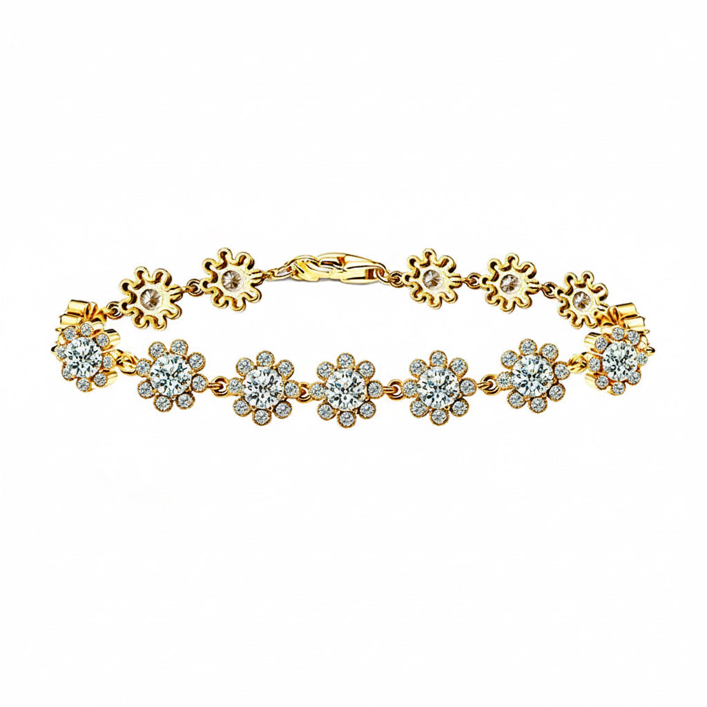 Bracciale regina floreale