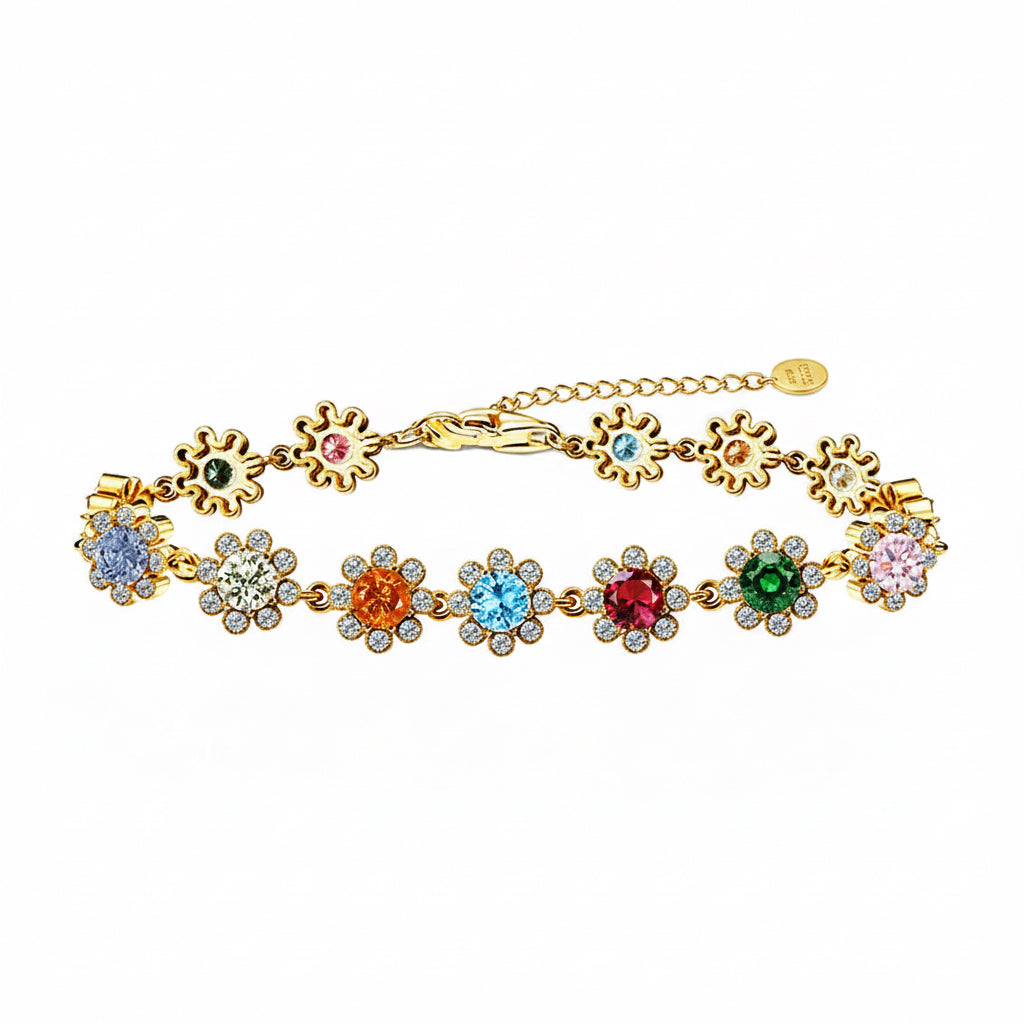 Bracciale regina floreale