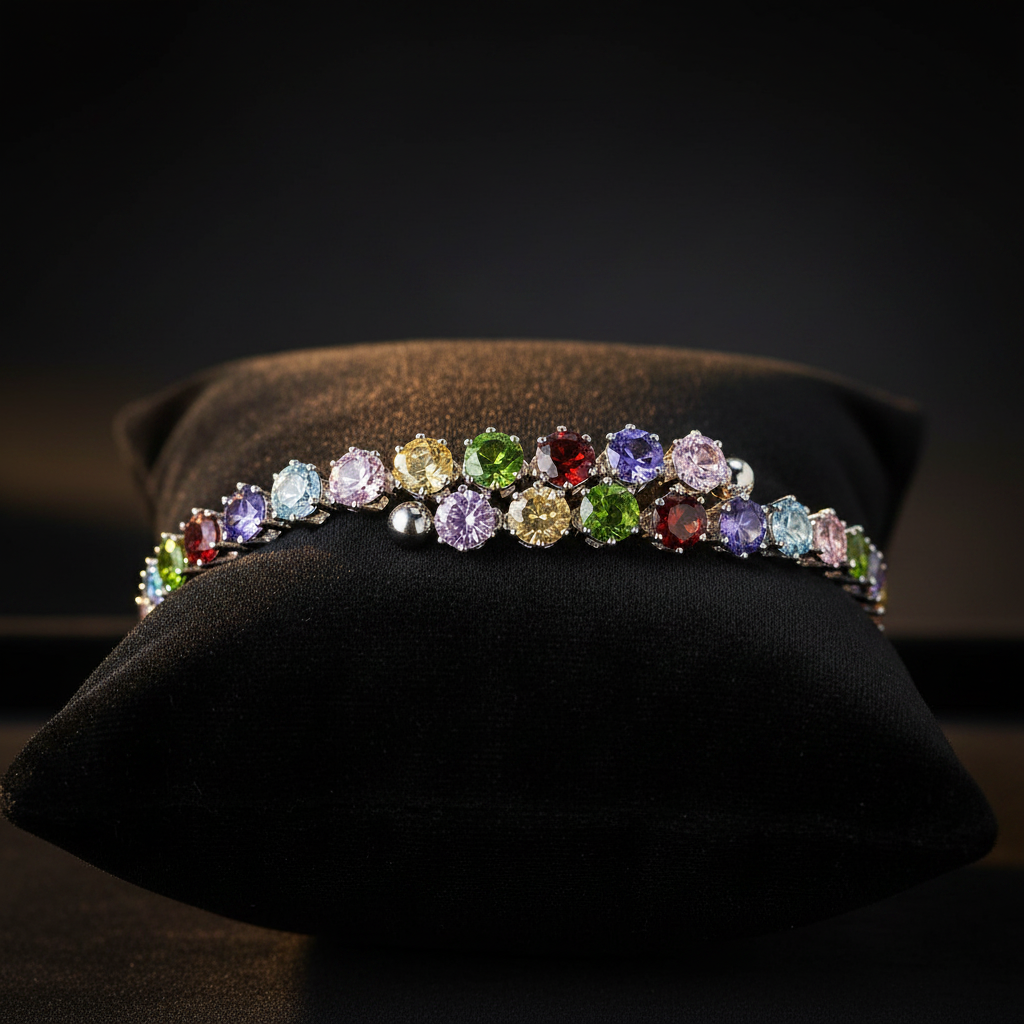 Bracciale Queen con zirconi