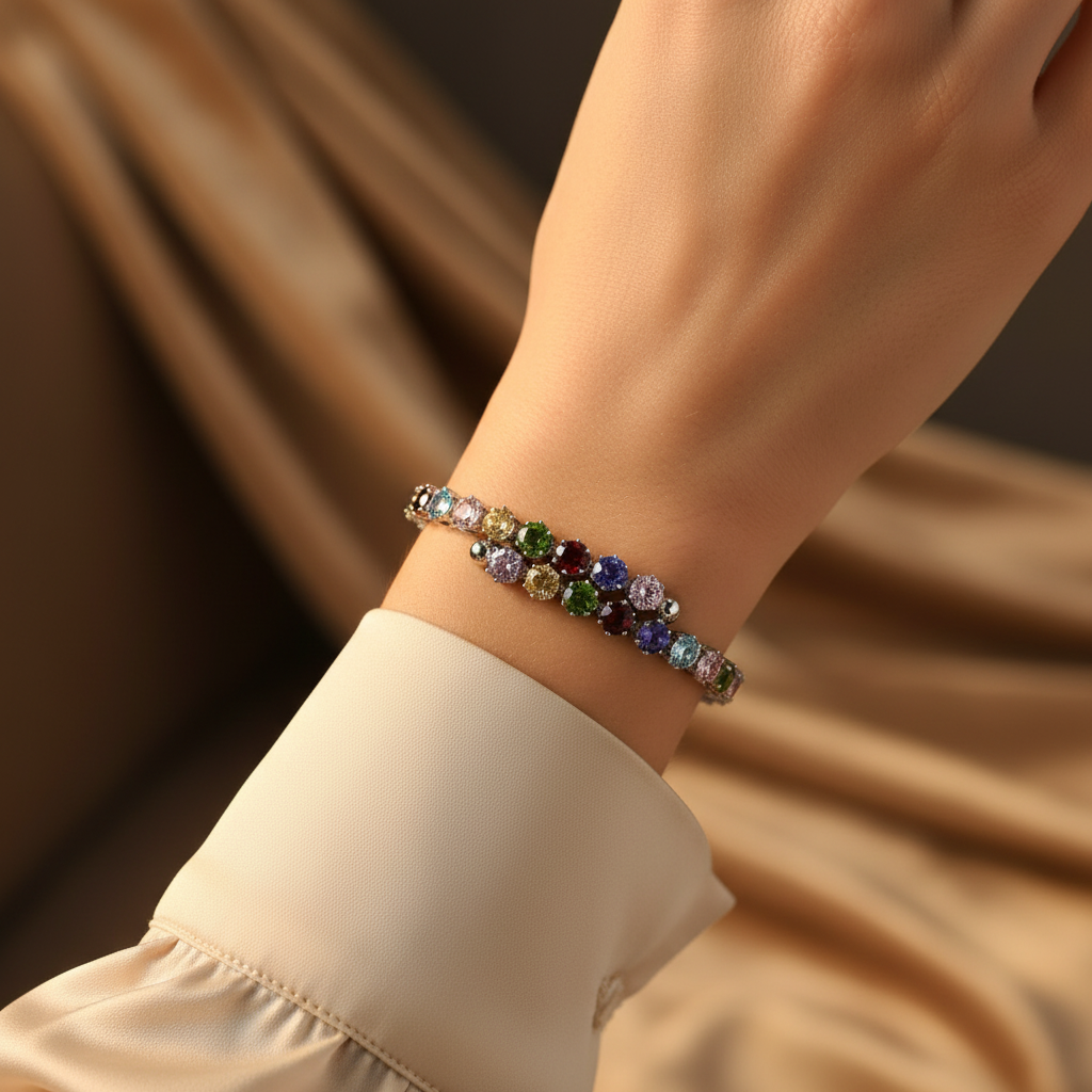 Bracciale Queen con zirconi