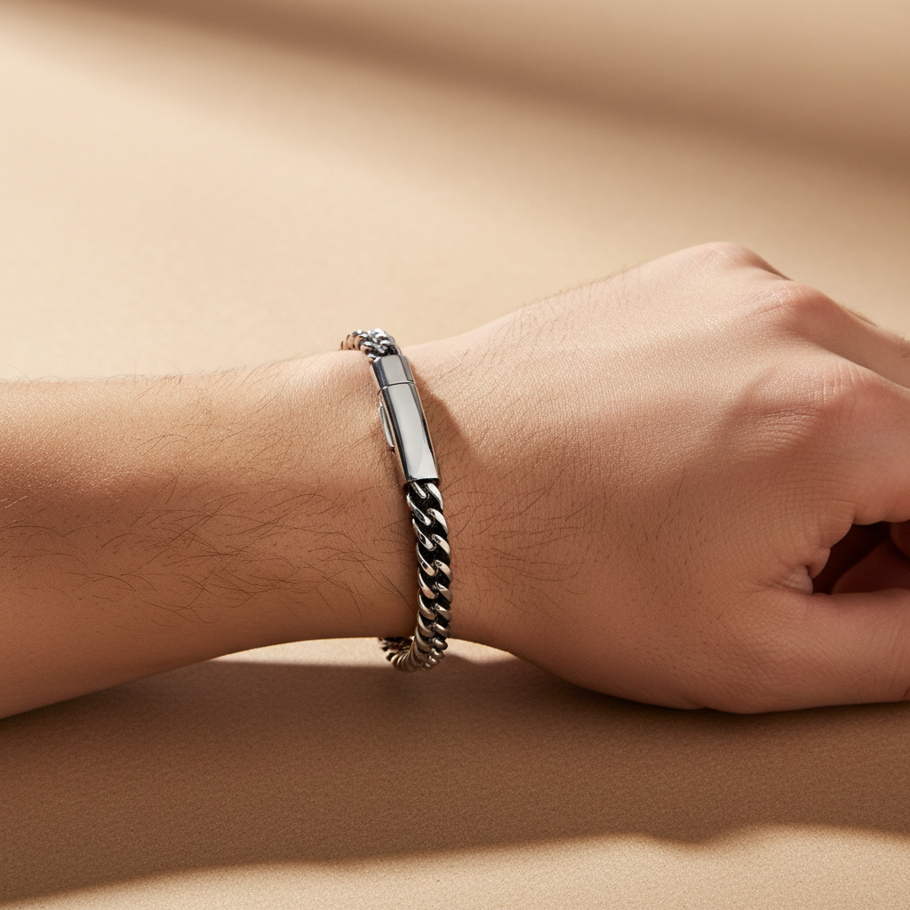 Bracciale intrecciato a coda di volpe