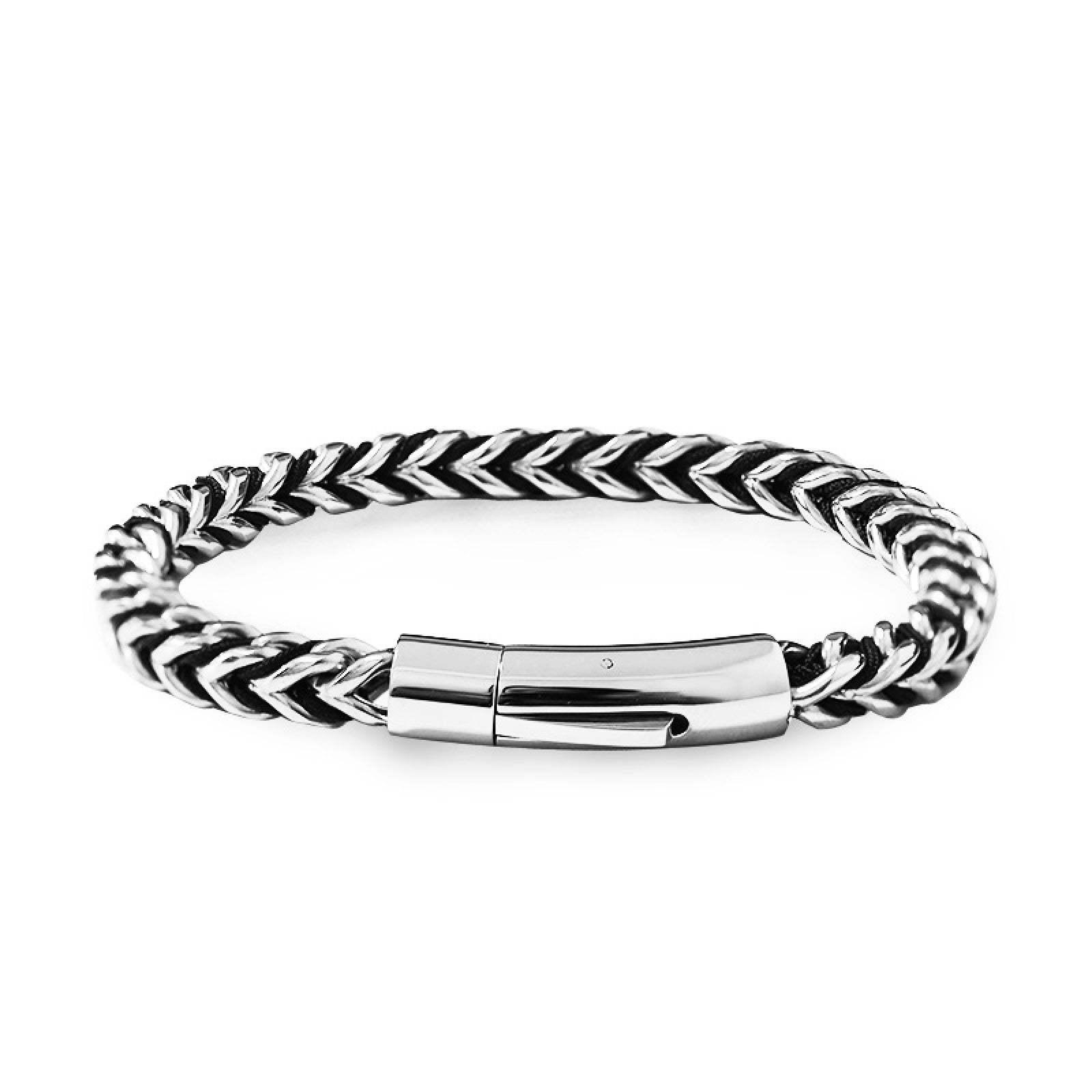Bracciale intrecciato a coda di volpe