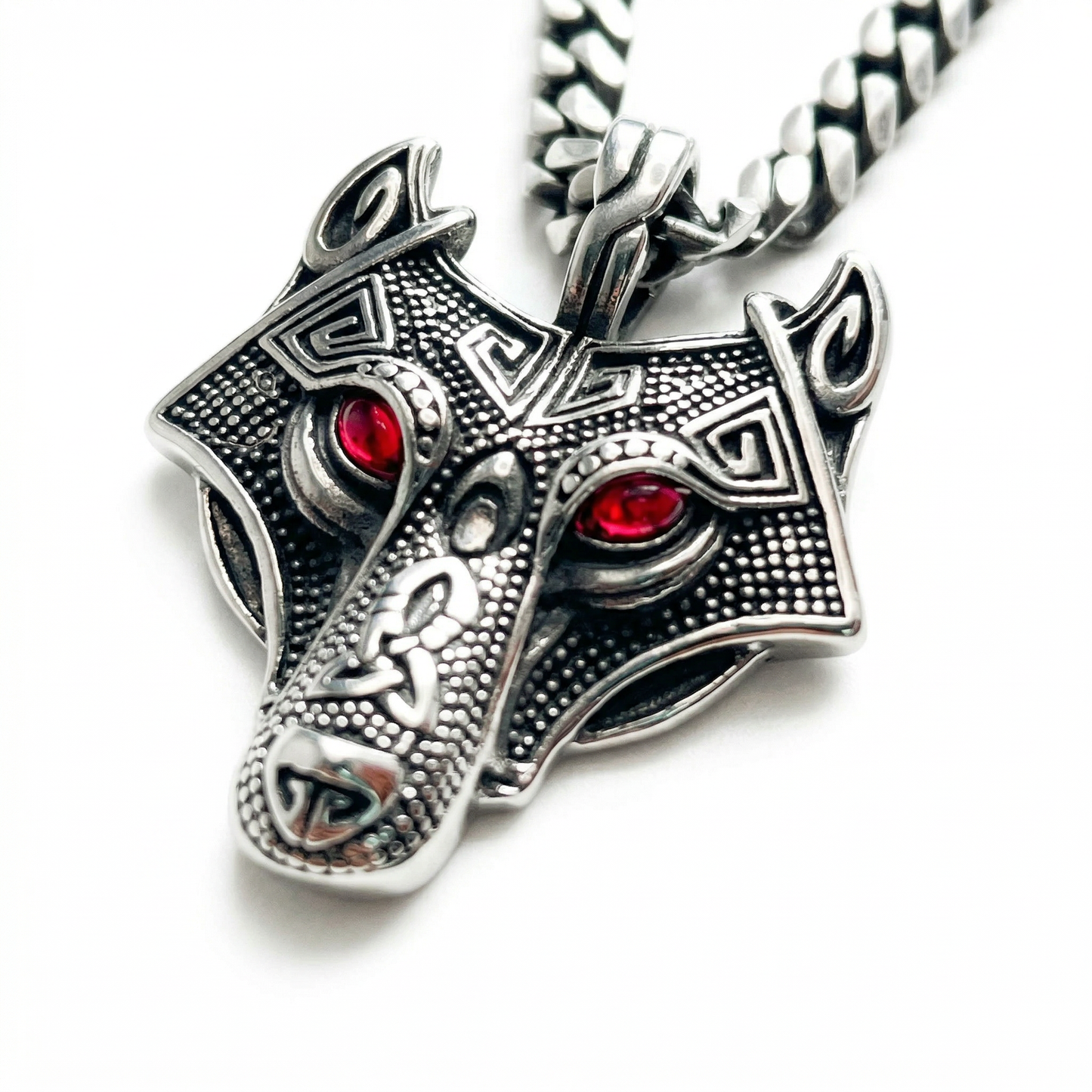 WOLF FENRIR in Acciaio Inox Massiccio - Eldra Milano