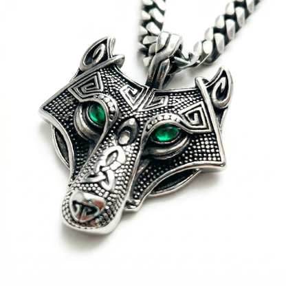 WOLF FENRIR in Acciaio Inox Massiccio - Eldra Milano