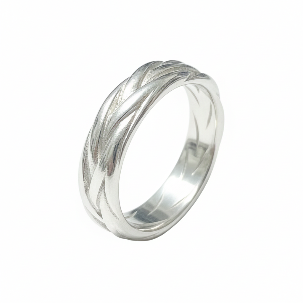 Anello "Trinity Steel"