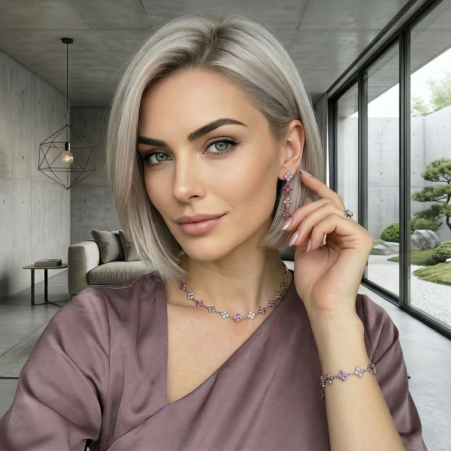 Orecchini Pendenti LUCKY LEAF – Collezione Fortuna – Eldra Milano