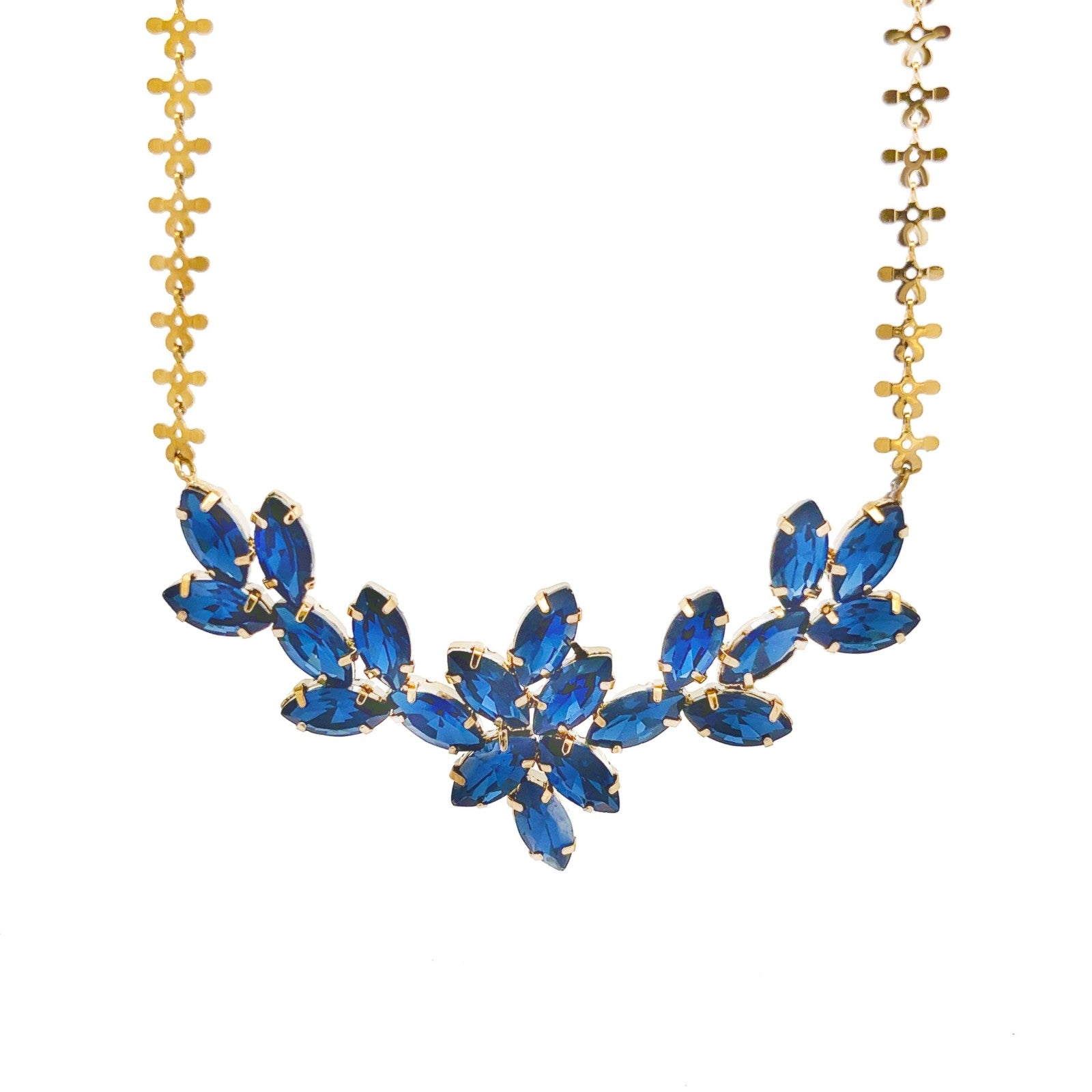 Collana Flora con Cristalli