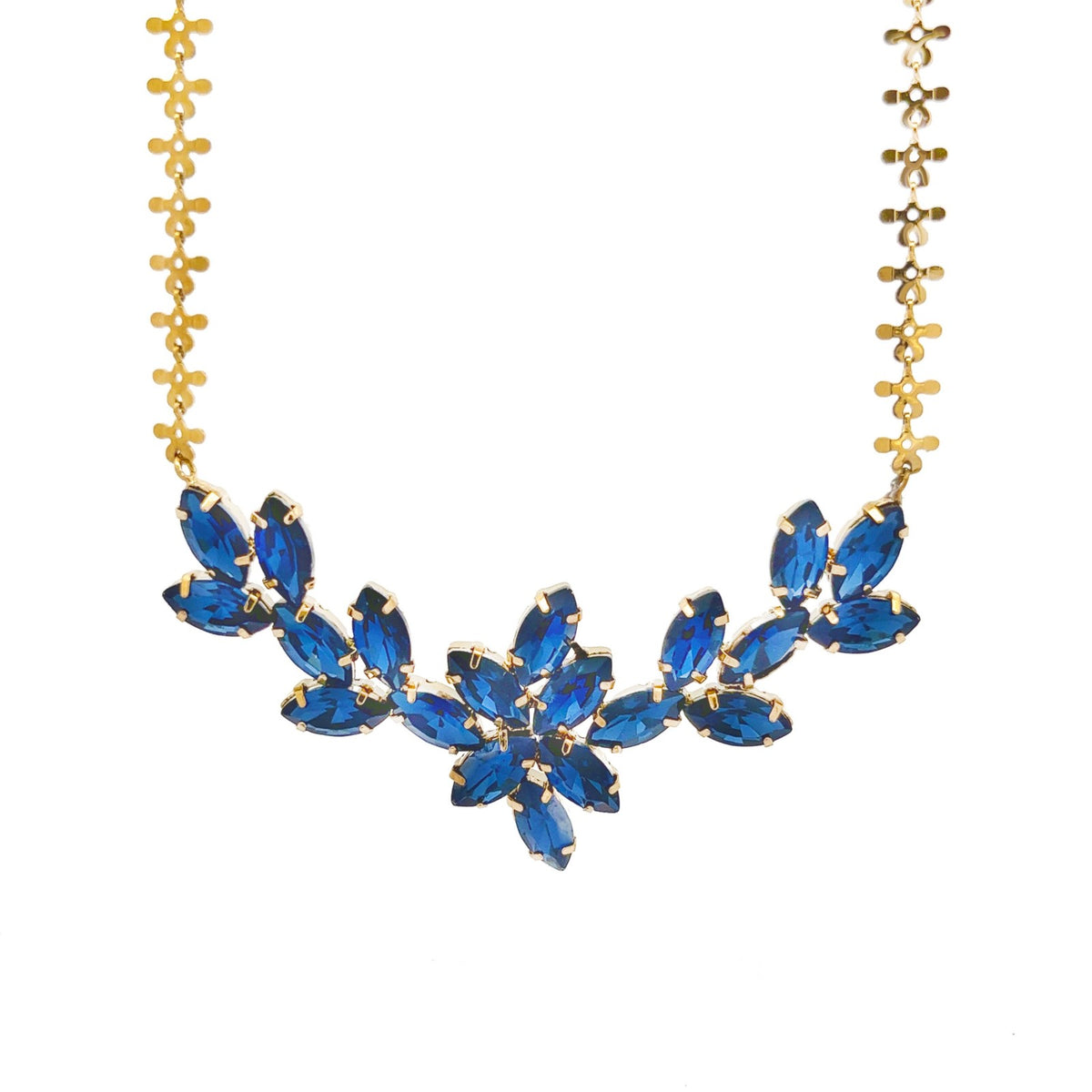 Collana Flora con Cristalli