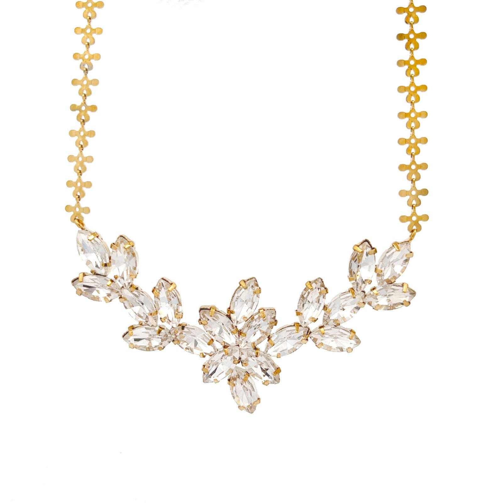 Collana Flora con Cristalli